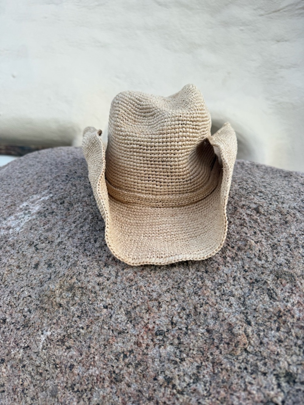 Janessa Leone packable Sacha Hat in Natural never worn - Picture 10 of 13